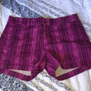purple shorts